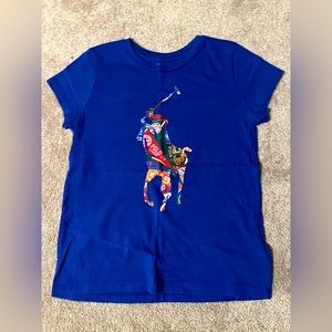 Girls Polo Ralph Lauren T-shirt Size M(8-10)